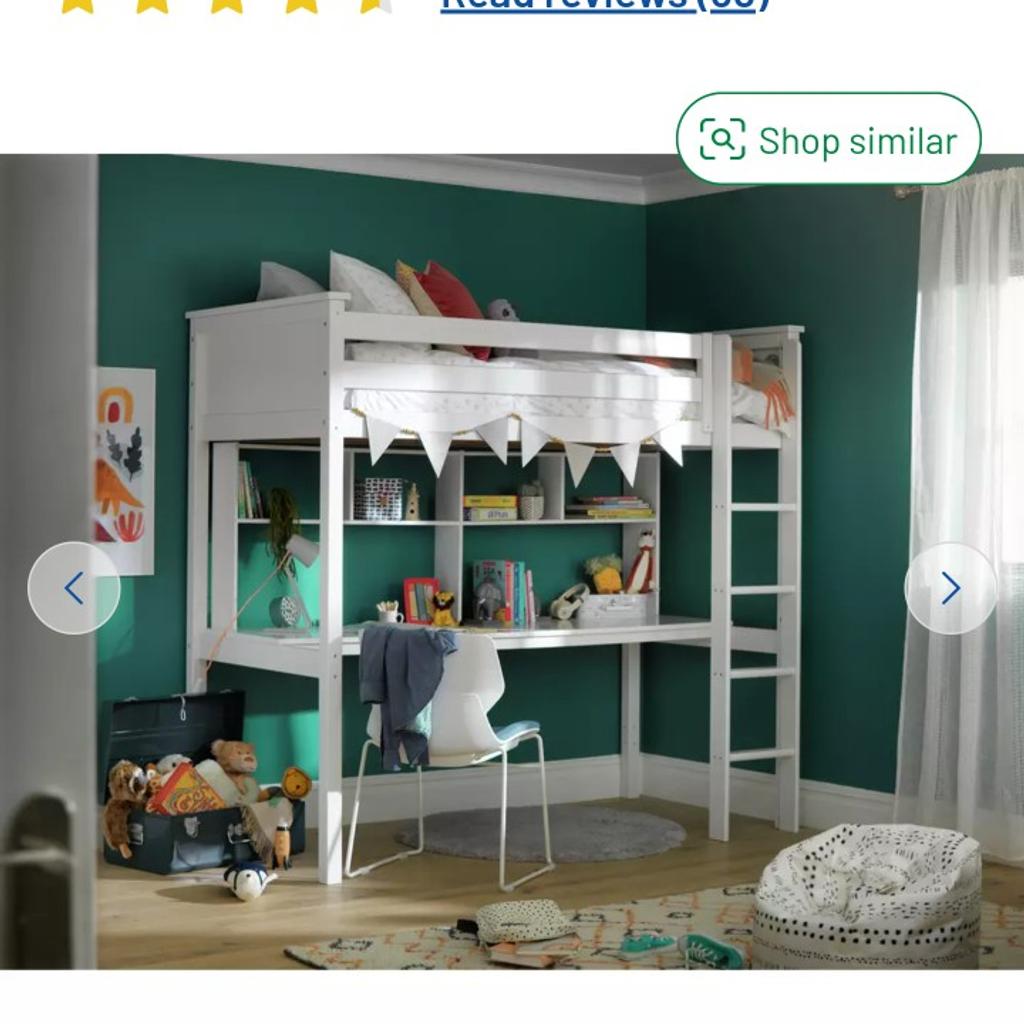 High sleeper bed with desk/shelves in WV14 Dudley für £ 140,00 zum