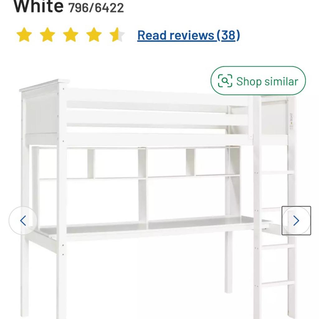 High sleeper bed with desk/shelves in WV14 Dudley für £ 140,00 zum