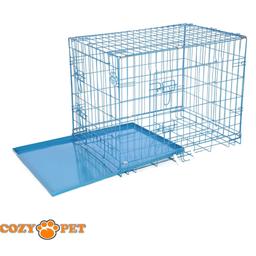 Been used
Still in ok condition
Tray removes for easy cleaning
Great for puppy crate training ...

rrp 49.99

30" I have two of these in same colour.
Price each or discount on two.
Collection ☑
Delivery Local ☑
Delivery not local / fuel costs ☑

( Price per cage)