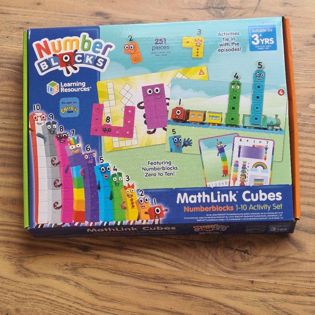 number blocks math link cubes kid educational in NN3 Moulton für 10,00 ...