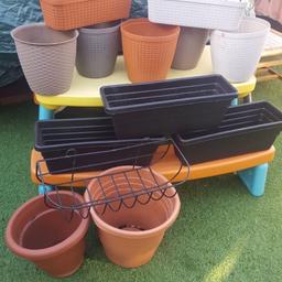 Various garden flower pots
Different sizes
£15 for all