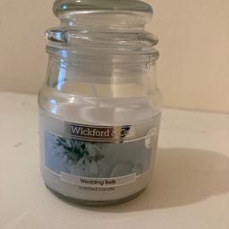 New candle in a jar