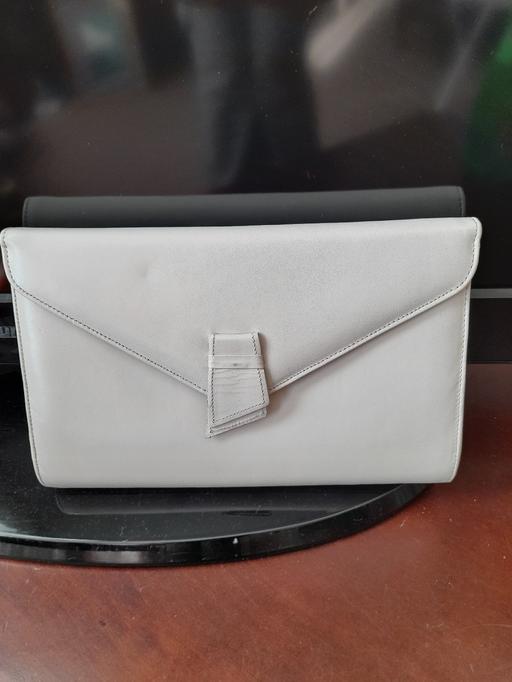 Buy & Sell Lancashire Blackpool - Photos for Leather cream clutch bag.