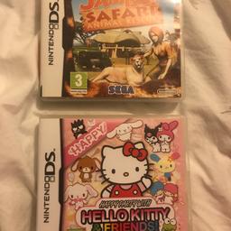 Nintendo DS games Hello Kitty and Jambo Safari