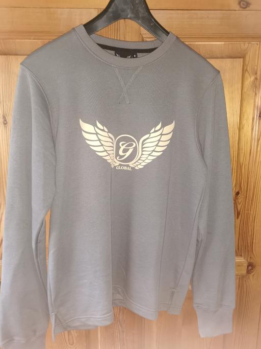 Buy & Sell South West London Stockwell - South West London - Photos for Global Wings Jumper logo new Grey