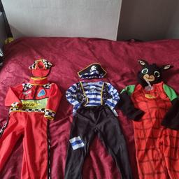 bing size 4 to 5 £5
pirate size 4 to 5 £5
racing car size 4 to 5 £5