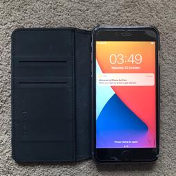 Phone has damage to the screen as can be seen in photos. Still in working and workable order. Crack does not affect the use of the screen.
Has a glass protector on and comes with the case.
32 gb, space grey, 84% battery health.on EE network.
CASH AND COLLECTION ONLY FROM LEICESTER