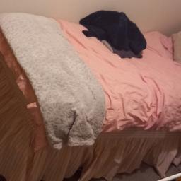 single bed base and mattress only used in spare room ... base has legs missing lost when moving perfectly fine to sleep on great as a toddler bed maybe