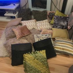 Cushions amd curtains