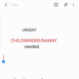 Please I need a very affordable childminder or nanny to look after my child.
The person must be living in or around newham.