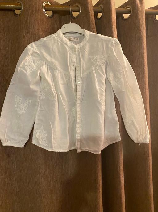 Buy & Sell Hertfordshire Broxbourne - Photos for Zara Girls White Buttoned Top