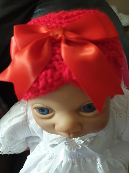Buy & Sell West Midlands Solihull - Photos for Newborn Baby Turban with satin Bow Red
