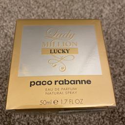 Brand New Boxed Lady Million Lucky Paco Rabanne 50ml Eau De Parfum
Unwanted Gift
RRP £66