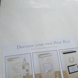 brand new unopened cardboard post box