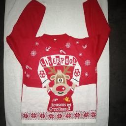 Liverpool Christmas Jumper only worn a couple of times age 13 years.