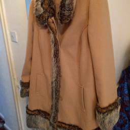 Beautiful boutique simplyBe UK 16 fawn/beige lined coat. Mothers only worn twice. Please check out my other items thanks.