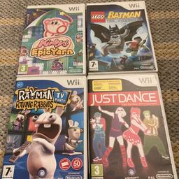 Selling 4 games for Wii all in working condition

Will sell individually- message me for price