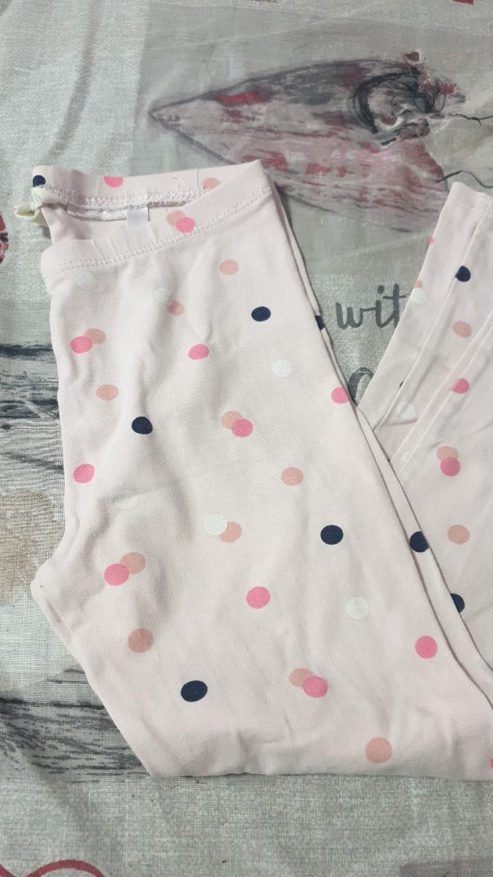 Leggings Bambina Kanz In Cotone Ed Elastan, Nero, Lavabili In Lavatrice