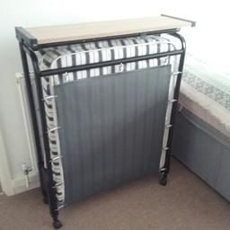 Jay-Be revolution single-foldable guest bed with airflow mattress. used once, need space now,like new. paid £120, collection only pls