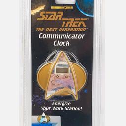 Star Trek Next Generation Communicator Clock Federation Issue Fun Source 1997