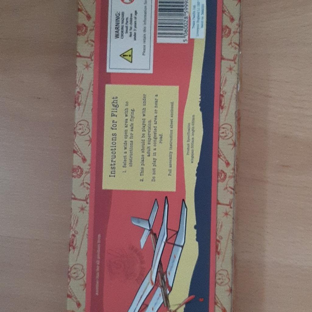 Age 6+
Assemble and fly your own Model Plane
Brand new in box