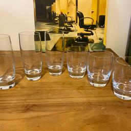 - Three highball glasses

- Three tumblers

Reason for sale: need space in the kitchen 

£15 for the six glasses

Collection (Islington) or I can drop it off in London central