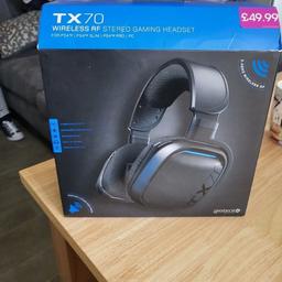 TX70 wireless stereo gaming headset