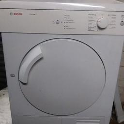 Bosch Classixx 7 vented type, auto and timed program, cleaned thoroughly, serviced and tested working and drying fine, free northampton delivery.