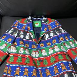 Christmas boys jacket from Next . 
5 yers old