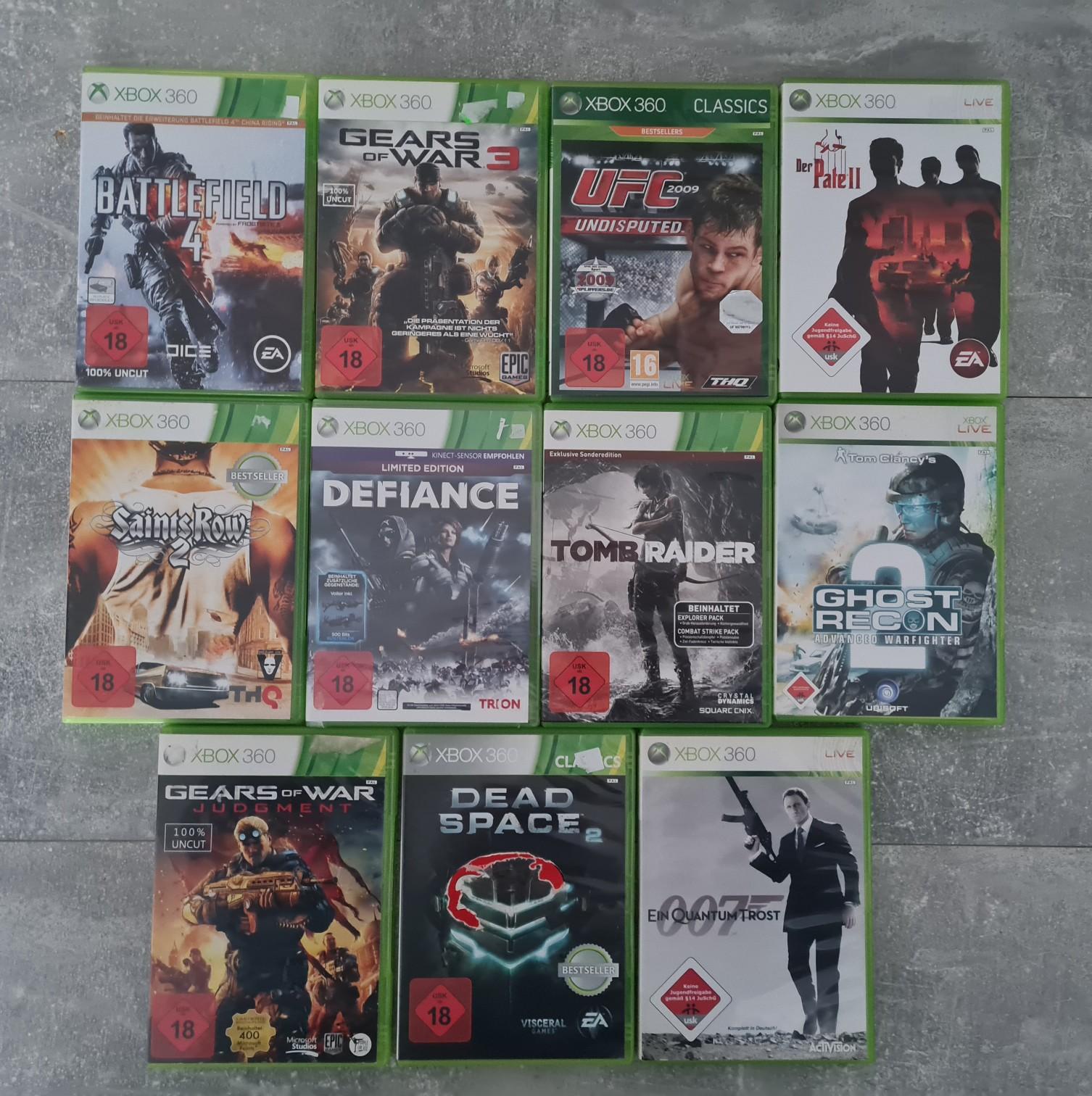 11 Spiele für Xbox 360 ( JE SPIEL 3€ ) in 52349 Düren für 3,00 € zum Verkauf Shpock DE
