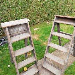 Original solid wood decorators ladders.. Price is for both on other sites