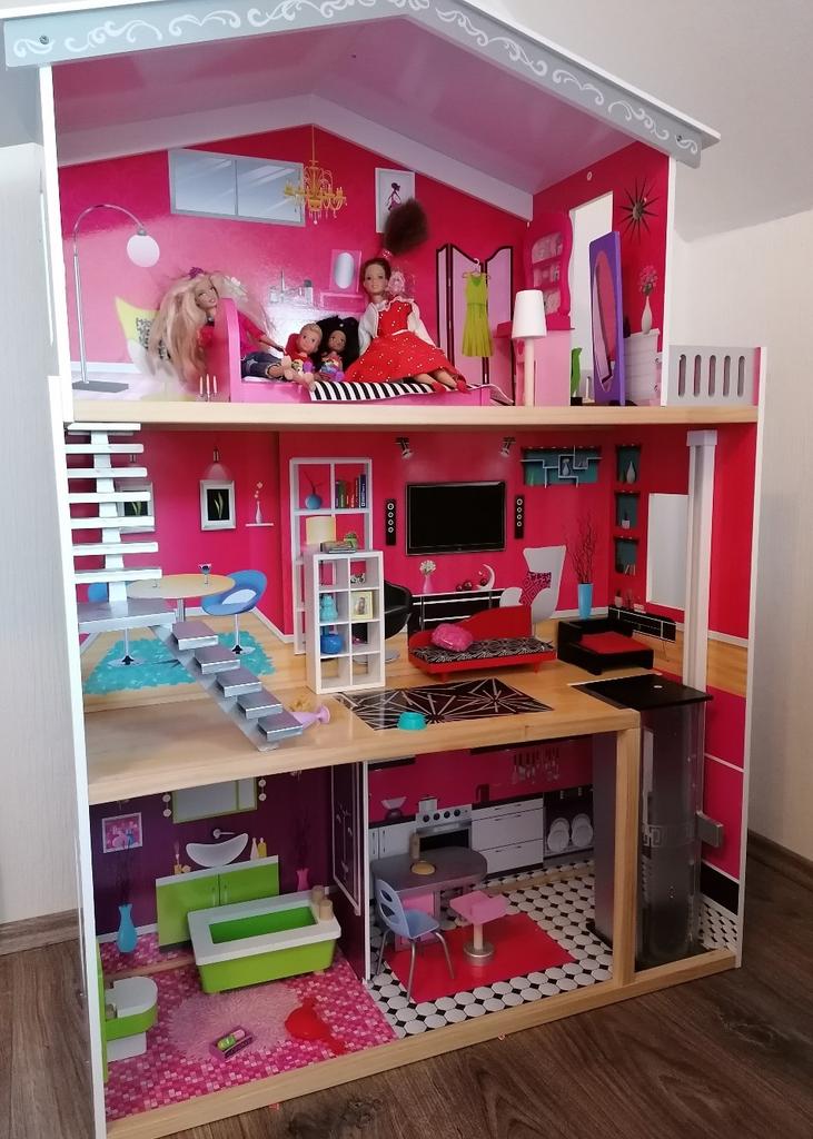 puppenhaus mit fahrstuhl