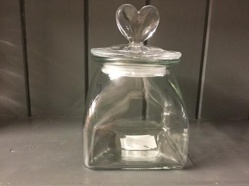 Buy & Sell Suffolk East Suffolk - Photos for Glass Storage Jar with Heart Lid