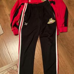 2 size Medium Rovers tracksuits ideal for leisure wear going to training both tracksuits for £10  1 red 1 blue  coloured ideal for teenage boys young men