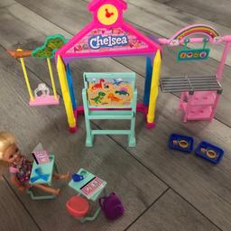Barbie Chelsea school playset 
Excellent condition
Comes with Chelsea doll and accessories