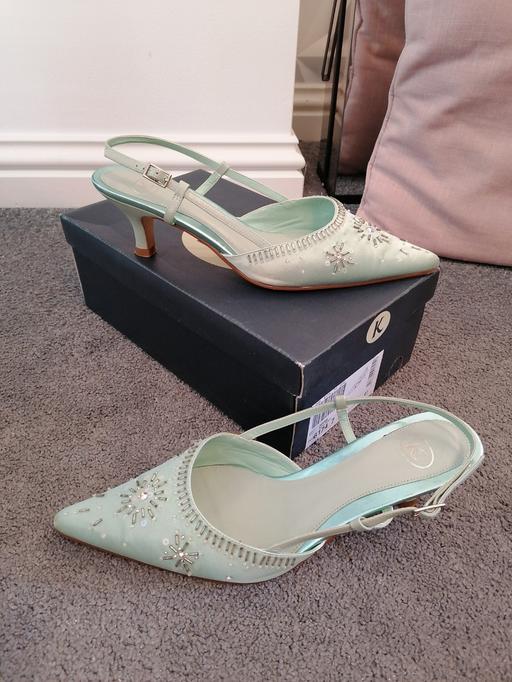 Buy & Sell West Midlands Wolverhampton - Photos for Ladies aqua wedding shoes +matching bag &hair