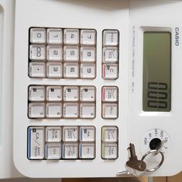 CASIO SE-G1 ELECTRONIC CASH REGISTER. complete with all keys, 14 till rolls & instruction manual. Very little used.  Collection only from Tamworth.