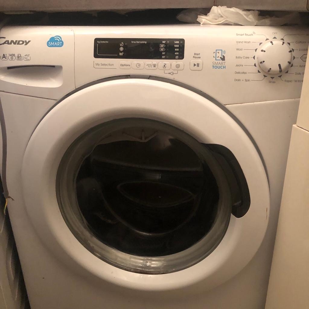 Candy smart touch 9kg 1400 washing machine in for free for sale | Shpock