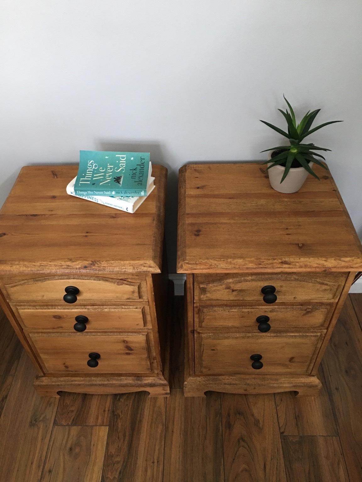 2 pine bedside tables in CH66 Port for £145.00 for sale Shpock — free download