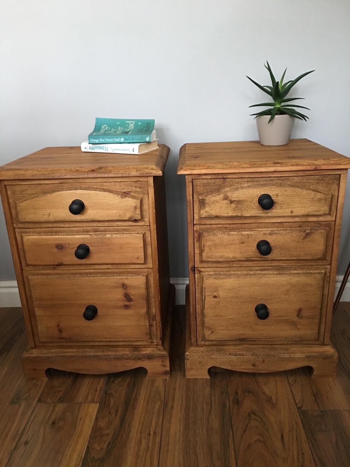 2 pine bedside tables in CH66 Port for £145.00 for sale Shpock — free download