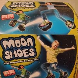 used once. excellent condition moon shoes!