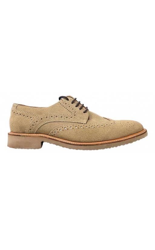 Buy & Sell Derbyshire Derby - Photos for Samuel Windsor Beige Suede Leather Brogues