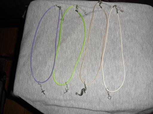 Buy & Sell Greater Manchester Oldham - Photos for 4 ASSORTED ROPE CHOKER CHAINS WITH CHARMS