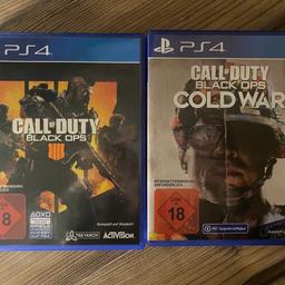 Verkaufe Call of Duty Black Ops 3 und Call Of Duty Black Ops Cold War für die Playstation 4. 
VB + Versand möglich