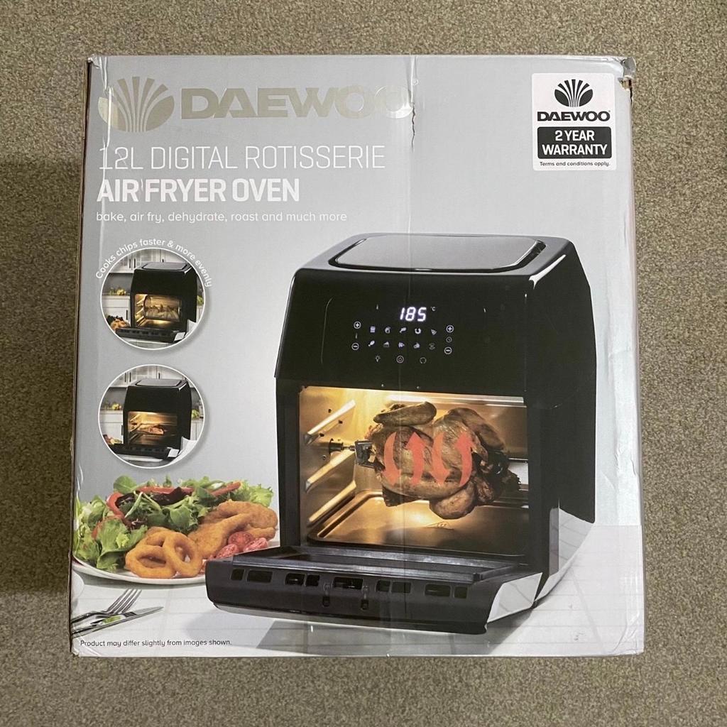 New Daewoo 12L Rotisserie Air Fryer Oven in CW11 Arclid für 94,99 £ zum