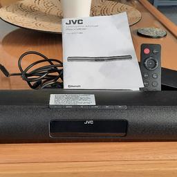 JVC Soundbar Model TH-W513B with bluetooth, remote control, cables and instruction manual. 
Longton PR4 area, can deliver locally.
