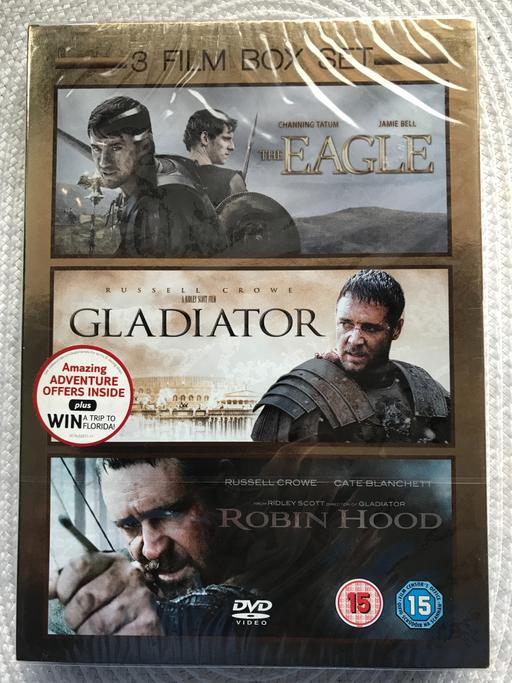 Buy & Sell Devon Torridge - Photos for 3 DVD pack The Eagle;Gladiator;Robin Hood NEW