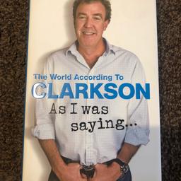 The world according to clarkson
As I was saying
Hard backed book
Excellent condition