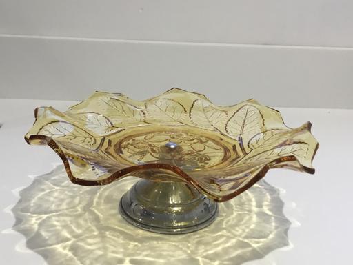 Buy & Sell Suffolk East Suffolk - Photos for Vintage Bagley Amber Glass Cake Stand