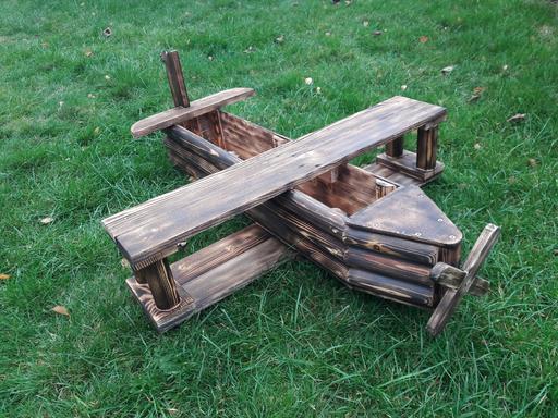 Buy & Sell Kent Medway - Kent - Photos for Bi-plane wooden garden planter